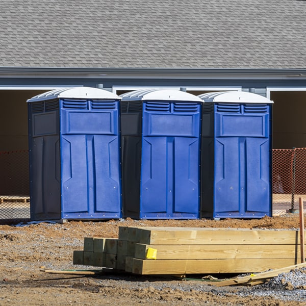 is there a specific order in which to place multiple portable toilets in Port Orchard WA